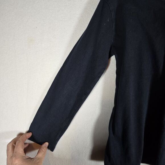 Girls small 7/8 Tee shirt, long sleeves, Dark blue, by The Children's place - Picture 4 of 10